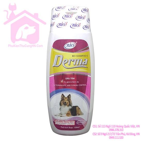 Sữa tắm Bio Derma Đặc trị ghẻ và nấm da cho chó mèo - CutePets