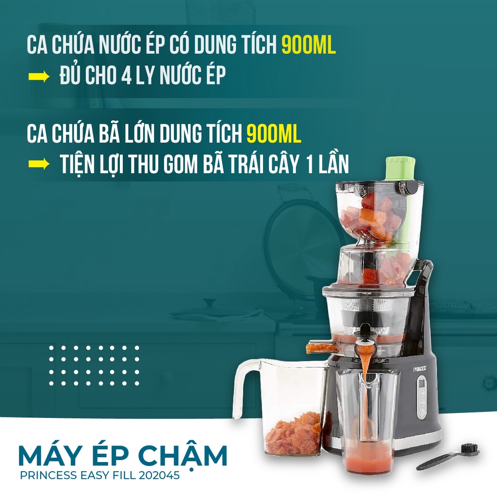Máy ép chậm ULTTY x Princess Easy Fill 202045