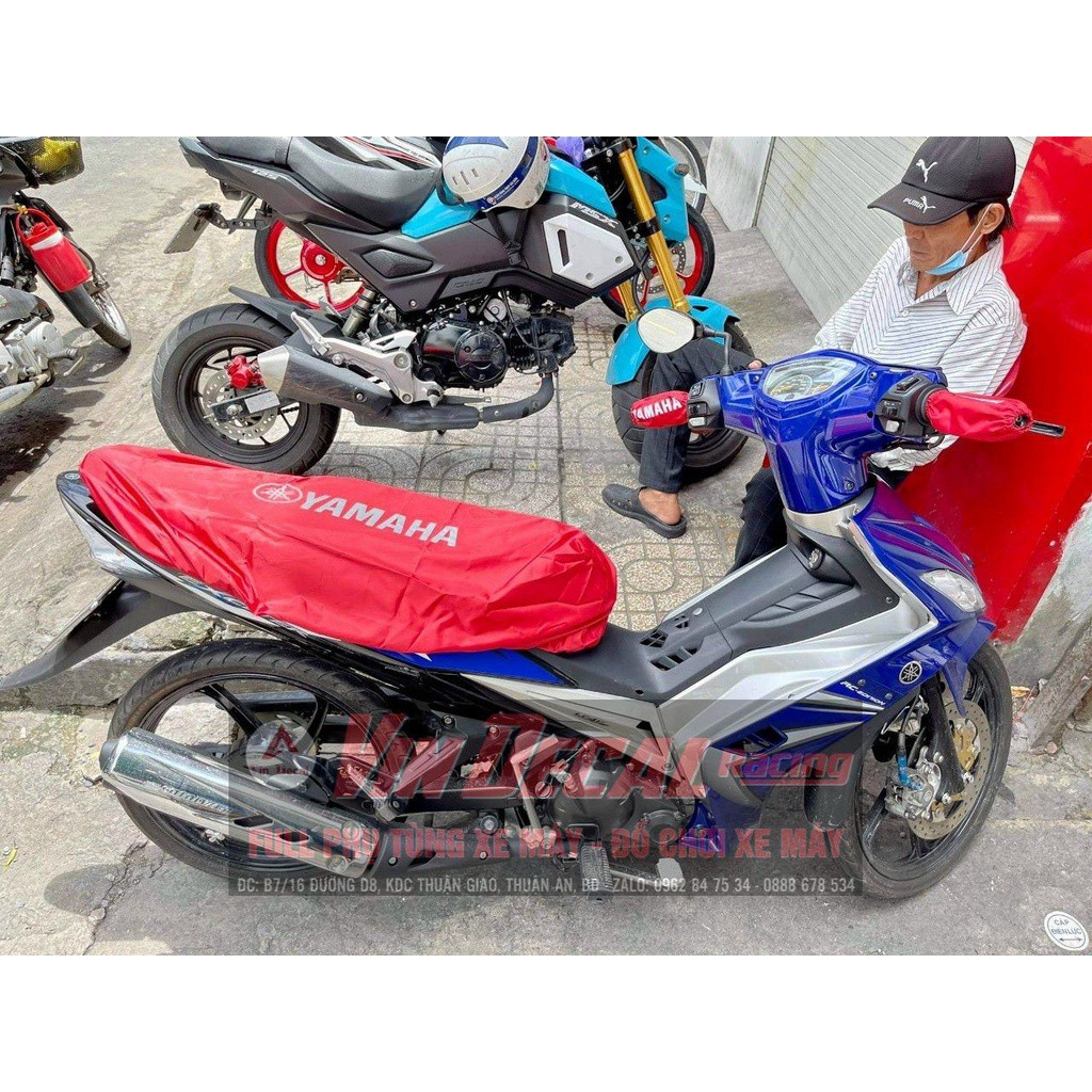 Áo trùm yên xe máy TẶNG kèm bọc bao tay dành cho các hãng xe máy