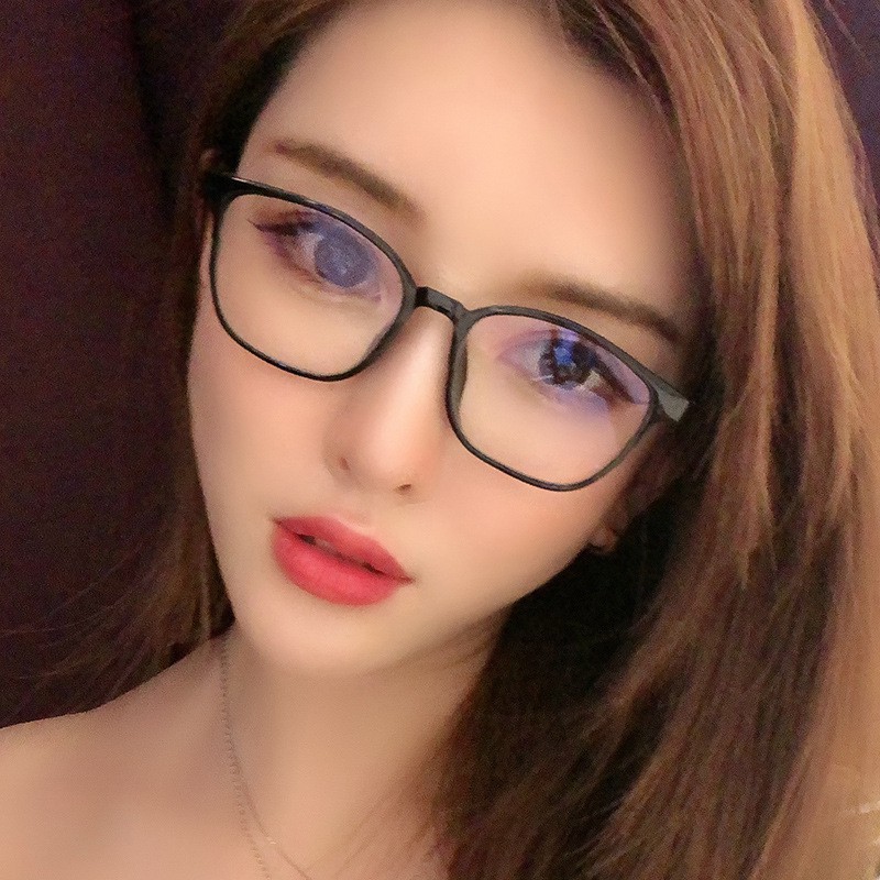 Mắt kính gọng trong suốt chống tia UV400 phong cách thời trang