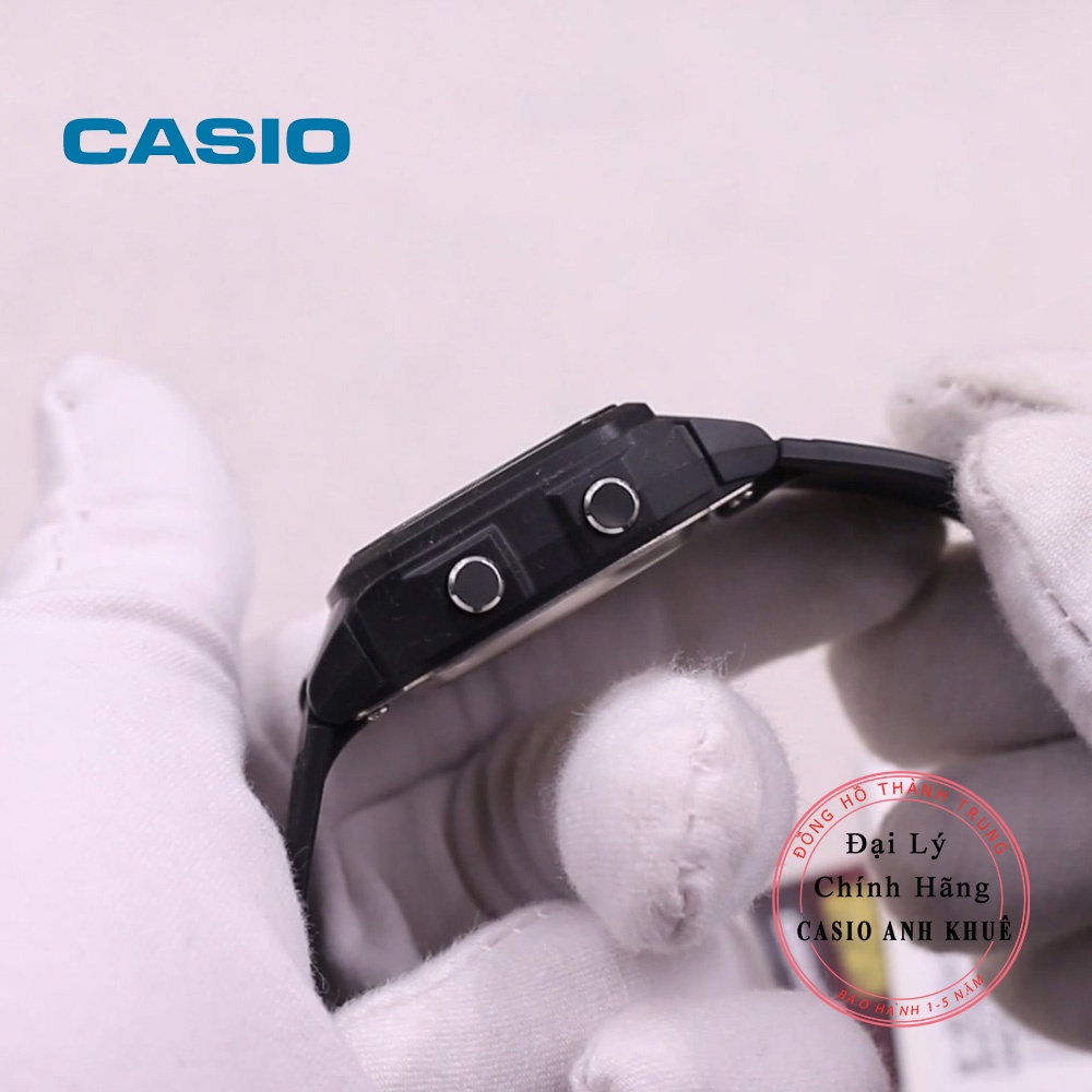 Đồng hồ nam Casio W-800H-1AVDF dây nhựa pin 10 năm