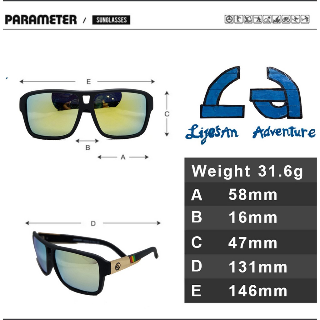 [Polarized] Kính Mát  Phân cực Dubery - The Jam | WebRaoVat - webraovat.net.vn