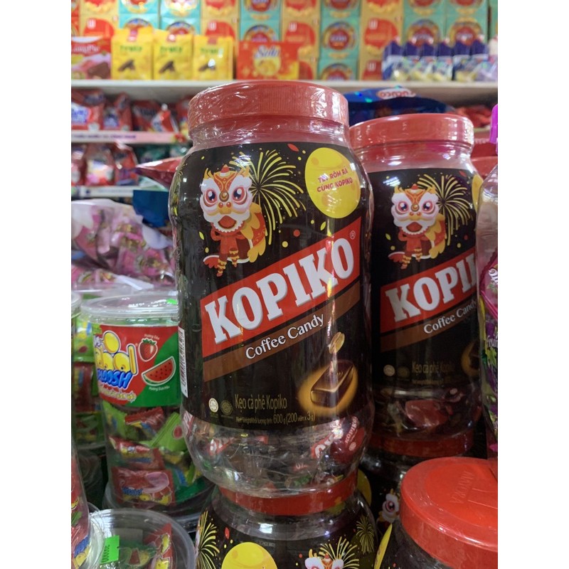 Kẹo Cà Phê Kopiko Lọ Tết 600g