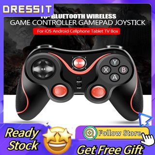 [Dressit]Tay Cầm Chơi Game Bluetooth Không Dây T3 Cho Ios Android Cellphone Tablet Tv Box