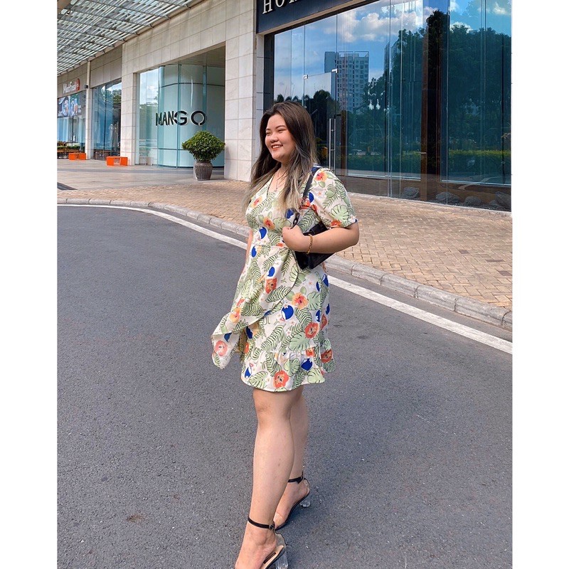 Đầm hoa lụa mềm DOKESI - Moana Dress