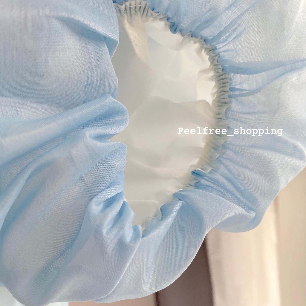 Đầm Dáng Dài Tay Xoè Cổ Vuông Hai Lớp Mặc Đi Tiệc, Đi Chơi, Kỷ Yếu (Hình Thật)