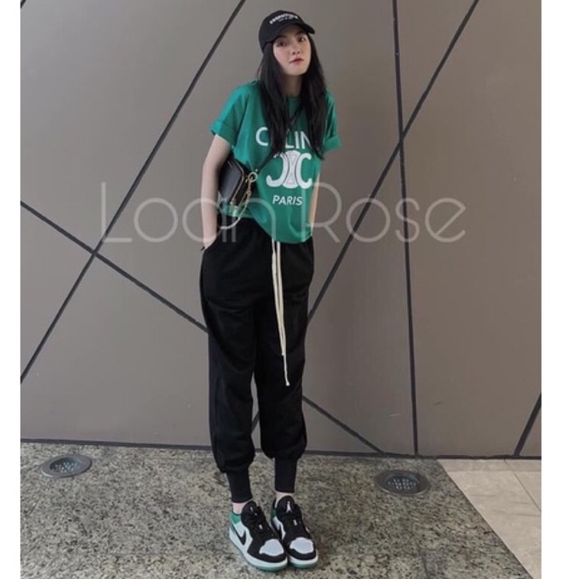 SET BỘ THỂ THAO NỮ MÙA HÈ CHỮ CE LINE SANG CHẢNH