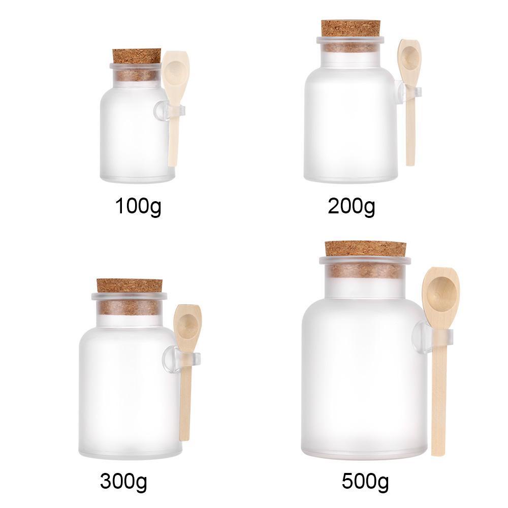 UUMIR Hũ Gỗ Có Nắp Đậy &amp; Muỗng Làm Đầy Lại Được 100-500g