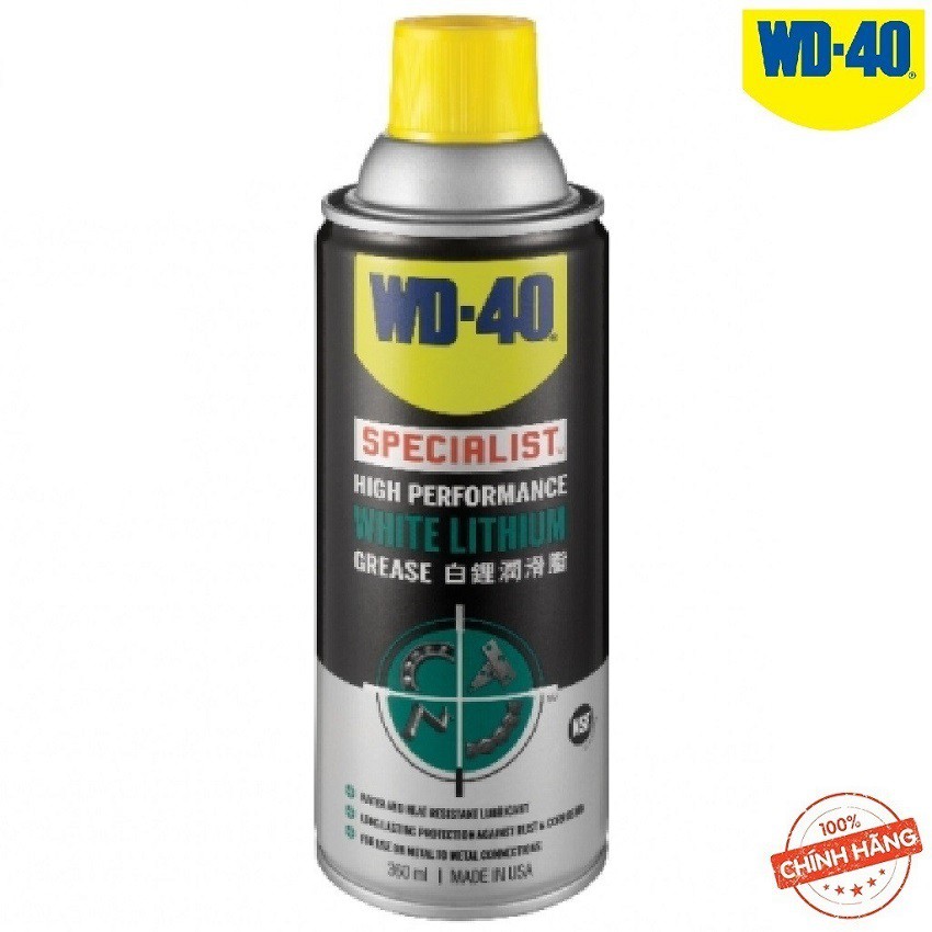 [ LÊN MUA] Chai Dầu nhờn bôi trơn tác dụng cao WD-40 Specialis High Performance White Lithium Grease