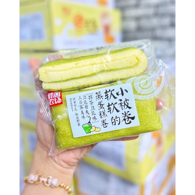 Bông lan nhân kem cuộn các vị