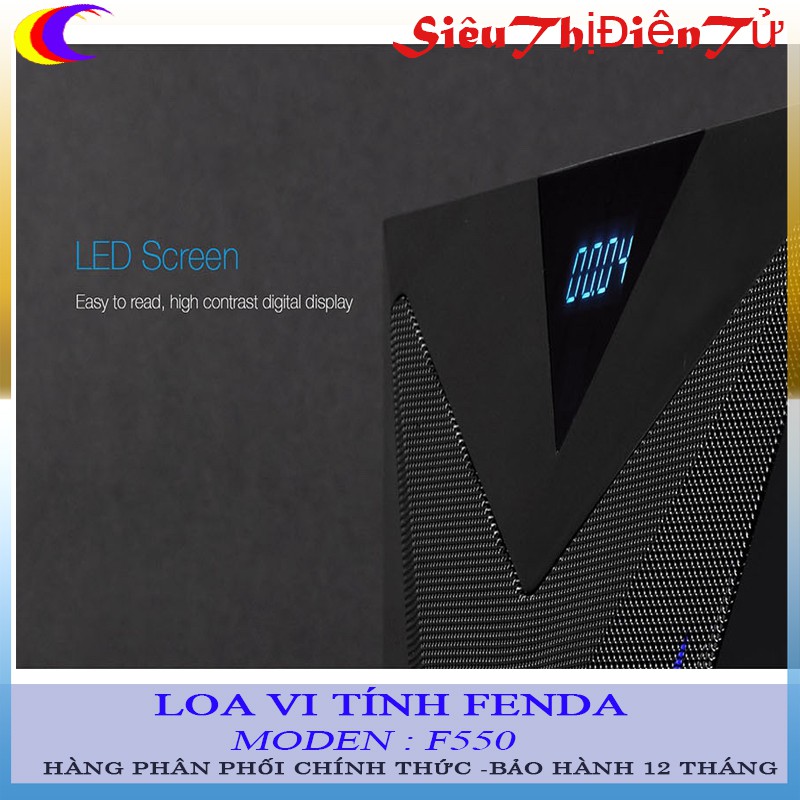 Loa vi tính Fenda F550 chính hãng - Loa bluetooth hỗ trợ USB thẻ nhớ TF đài FM