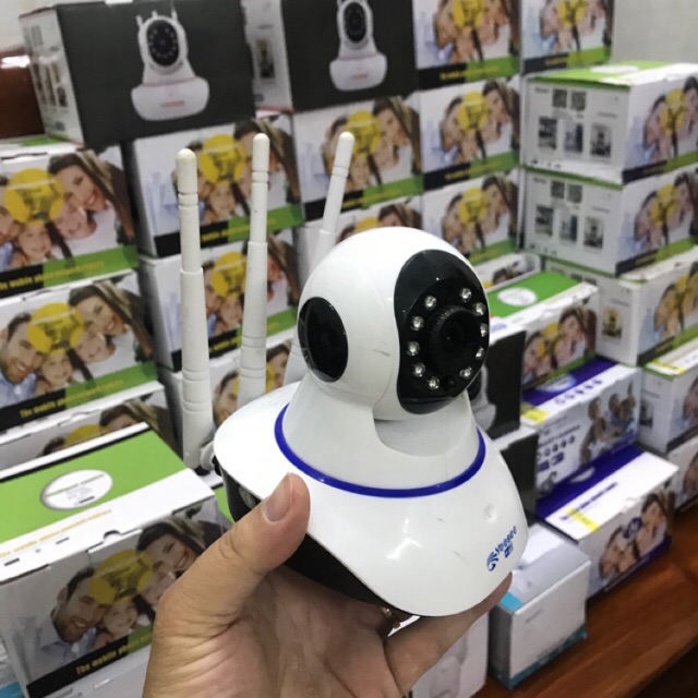 CAMERA IP 3 ANTEN BẮT SÓNG WIFI CỰC TỐT