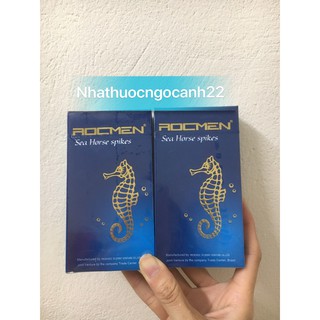 ] Bao cao su ROCMEN cá ngựa xanh hộp 10 chiếc