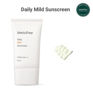 Kem chống nắng hàng ngày innisfree Daily Mild Sunscreen SPF50+ nakha