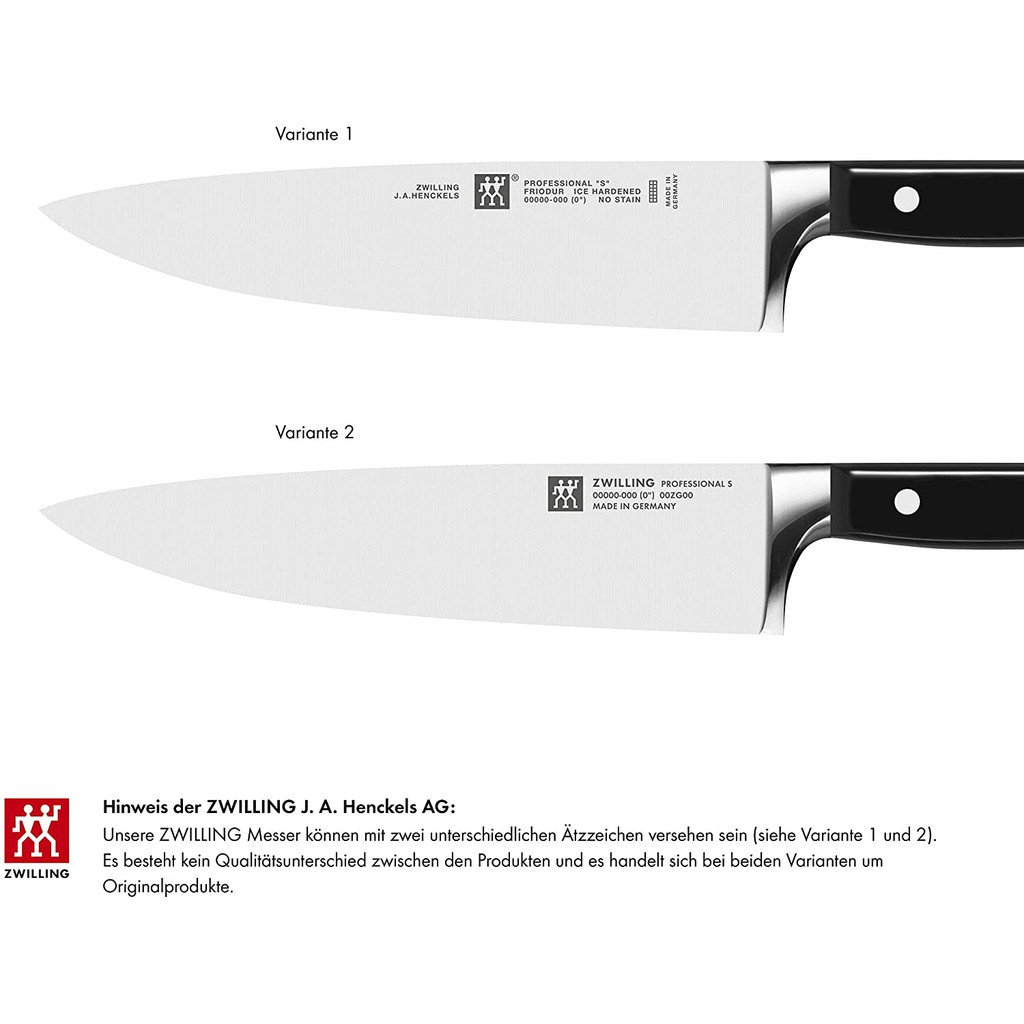 Set 3 dao ZWILLING Professional S