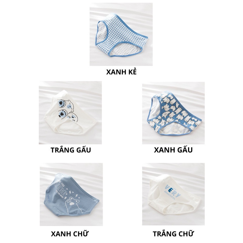 Quần lót nữ kháng khuẩn cotton hoạt hình ngộ nghĩnh nữ tính QL11 | BigBuy360 - bigbuy360.vn