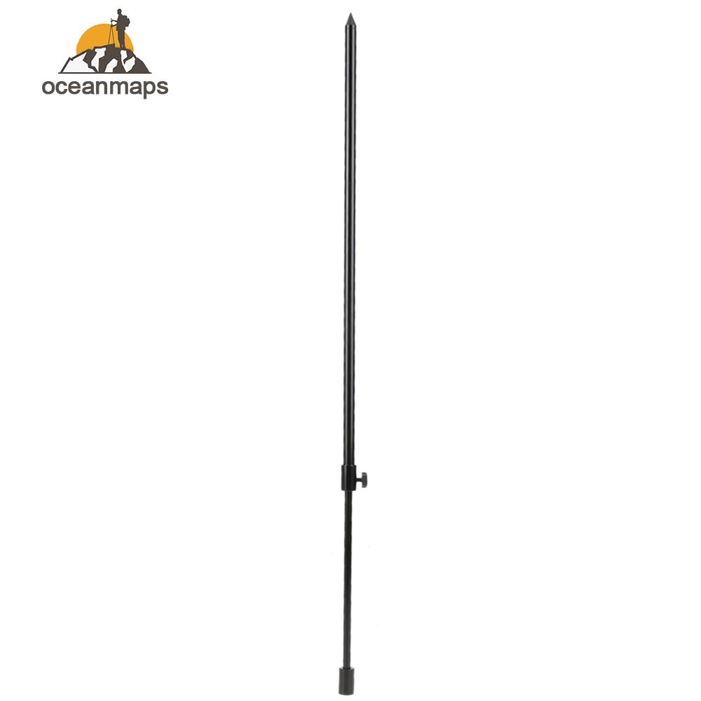 ❤OCEAN❤High Quality 48-75cm Strong Aliminium Banksticks Carp Fishing Bank Sticks Rod Pod Black