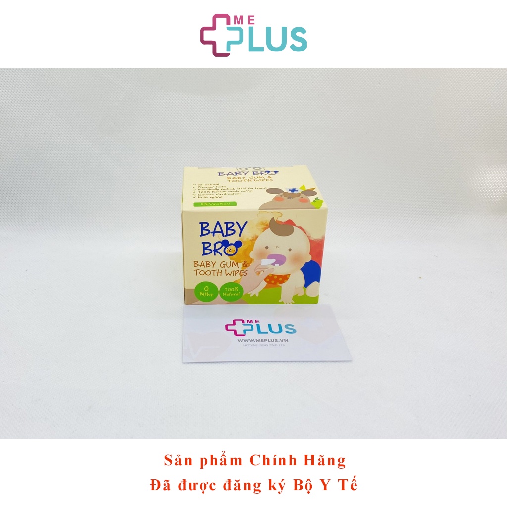 Gạc rơ lưỡi trẻ em Baby bro (gạc vệ sinh răng miệng)