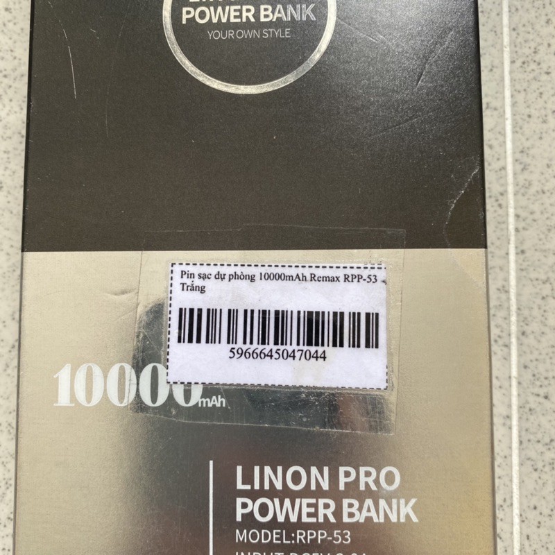 Pin sạc dự phòng 10000mAh Remax RPP-53