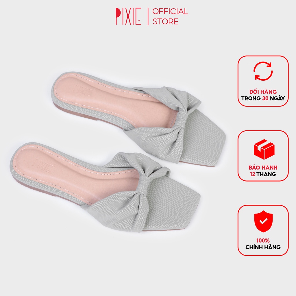 Dép Nữ Bệt Quai Ngang Thắt Nơ X931 Pixie