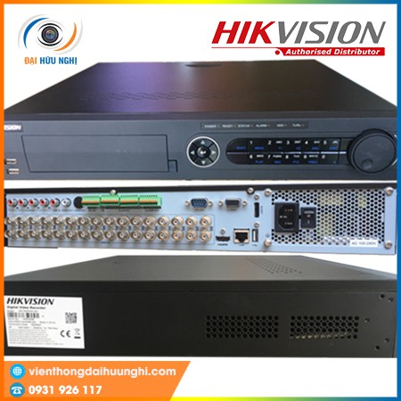 {Giá sốc} Đầu ghi hình HD-TVI 32 kênh HIKVISION DS-7332HGHI-SH