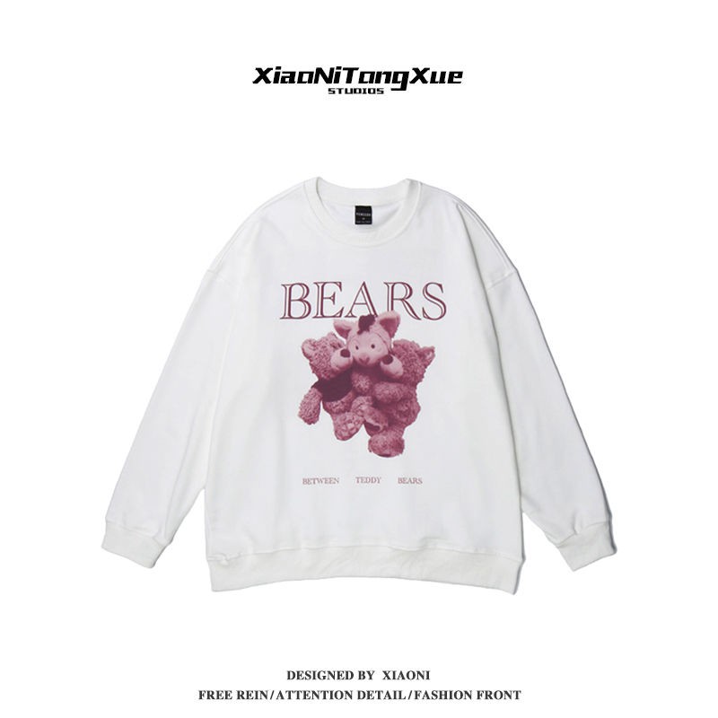 Korean Fashion Round Neck Long Sleeve Women Sweatshirts | BigBuy360 - bigbuy360.vn