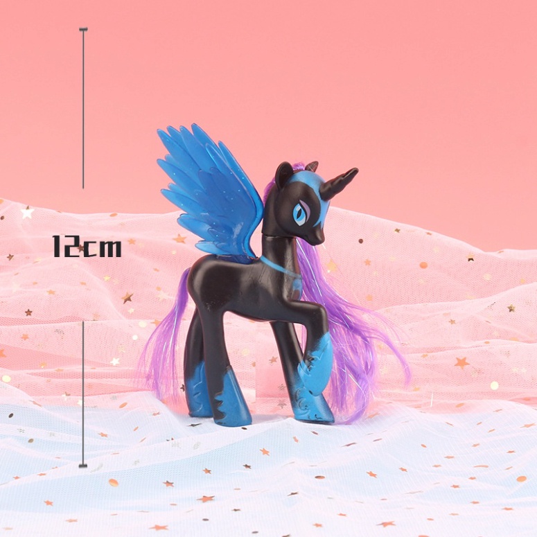 Đồ trang trí bánh kem  ngựa pony sừng lớn