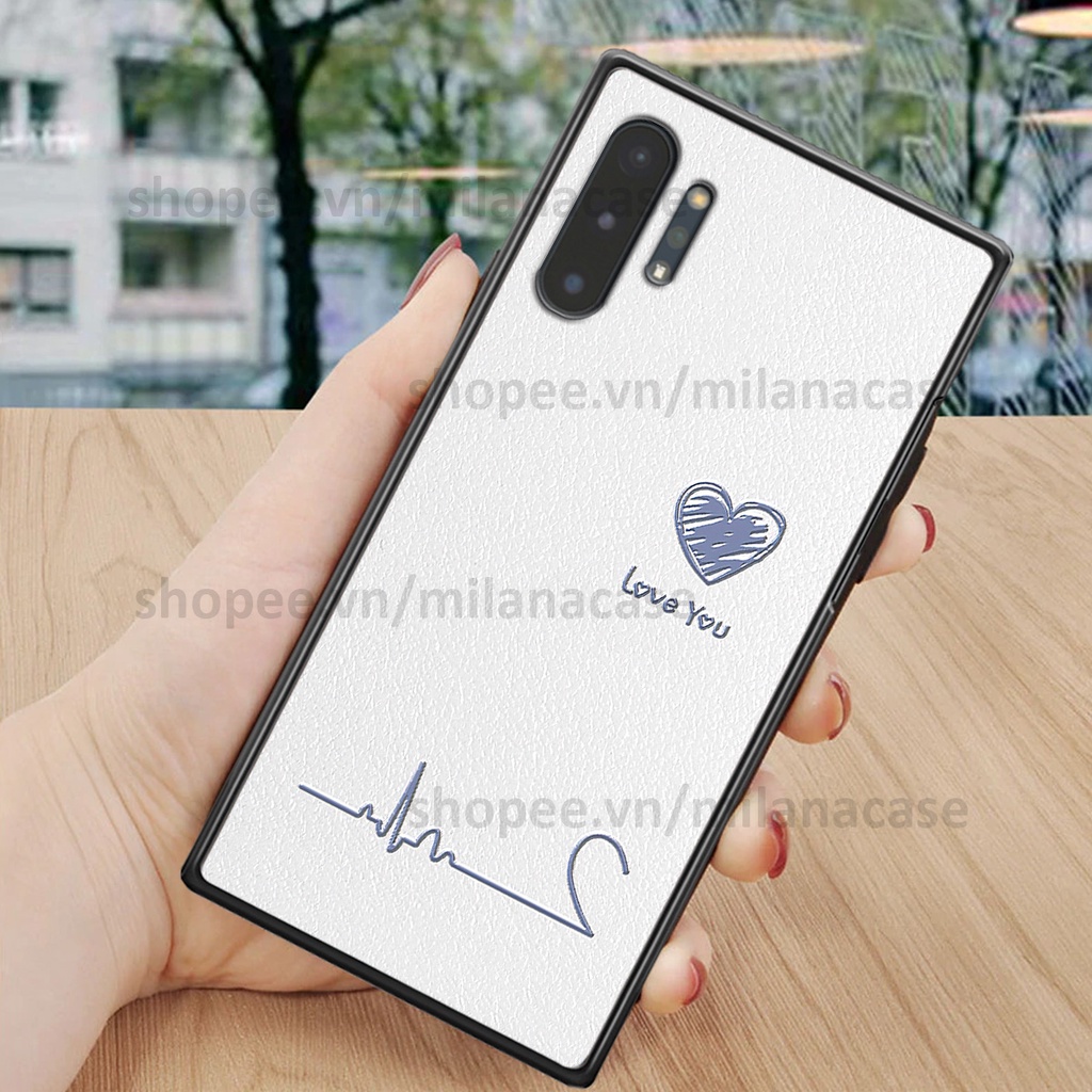 Ốp Samsung Note 10 / Note 10 Plus / Note 10+ in hình caro trái tim siêu đẹp, siêu nét đầy phong cách cá tính