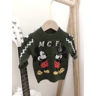 Áo Len mickey cho Bé chất mềm, đẹp, ấm (9-17kg)
