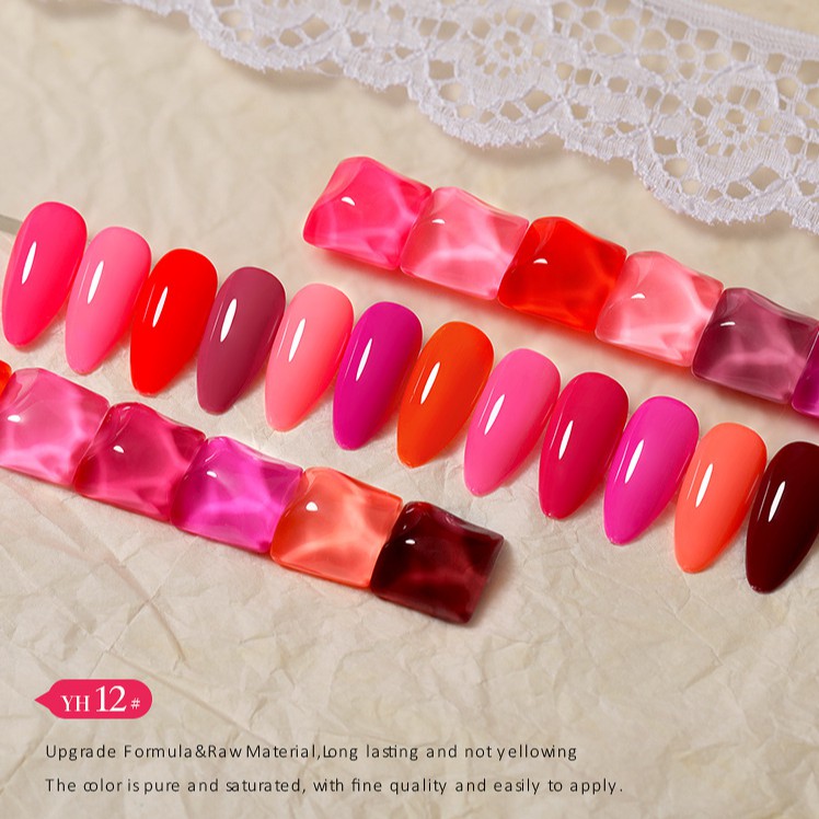 Sơn gel AS - màu hồng cam mã YH