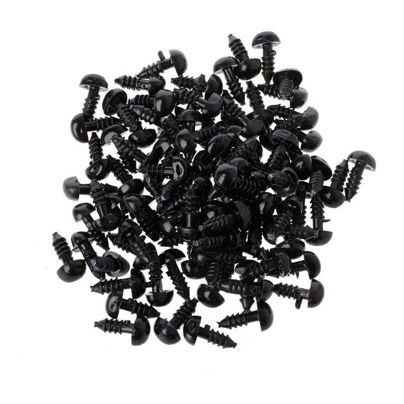 Set 100 mũi tam giác bằng nhựa cho thú nhồi bông gấu Teddy mj