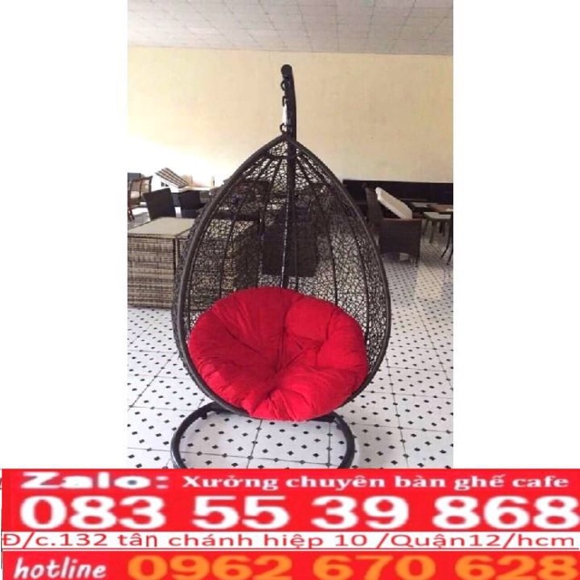 Xích đu đơn xích đu mây nhựa GIÁ RẺ