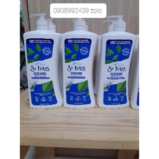 Sữa Dưỡng Thê Toàn Thân ST.IVES 621ml  trà xanh date2024