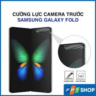 Cường lực camera trước Samsung Fold độ cứng 7H chống trầy xước - Dán camera Samsung Galaxy Fold