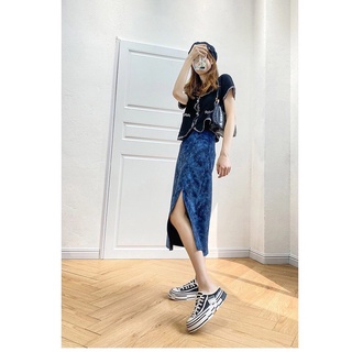 Giầy sục convot rách đế cao đen nữ