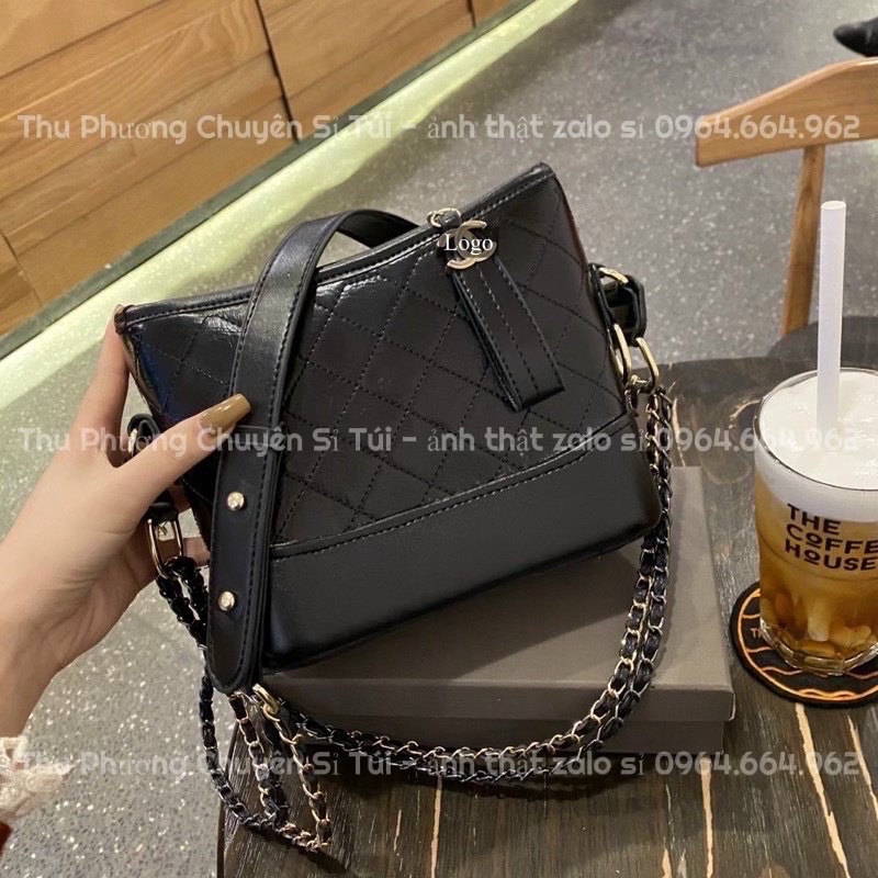 Túi hobo đeo chéo đế gỗ hàng qc loại 1 (cam kết như hình)