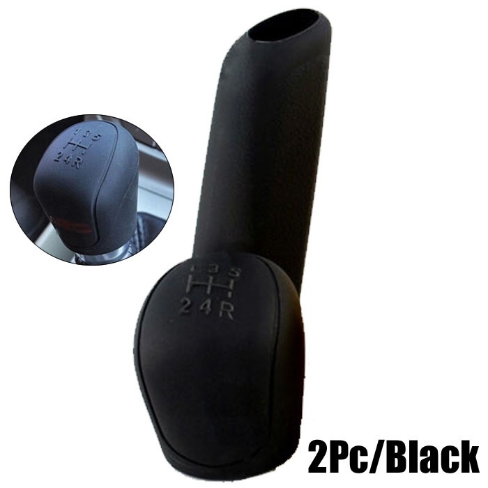Set 2 Vỏ Bọc Cần Gạt Số Xe Hơi Bằng Silicone