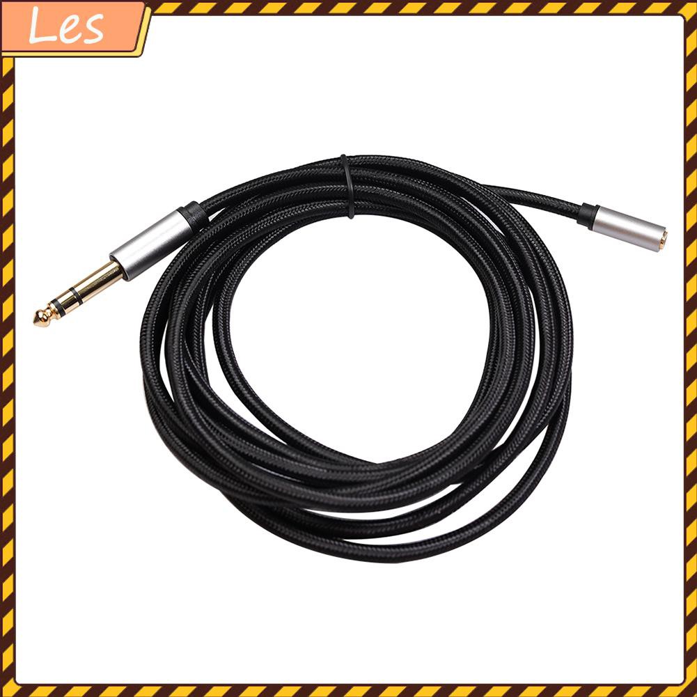 Cáp âm thanh đàn guitar piano chuyển đổi đầu 6.35mm sang cổng 3.5mm
