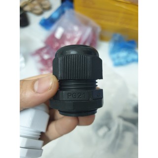 Ốc siết cáp PG21 màu trắng, màu đen