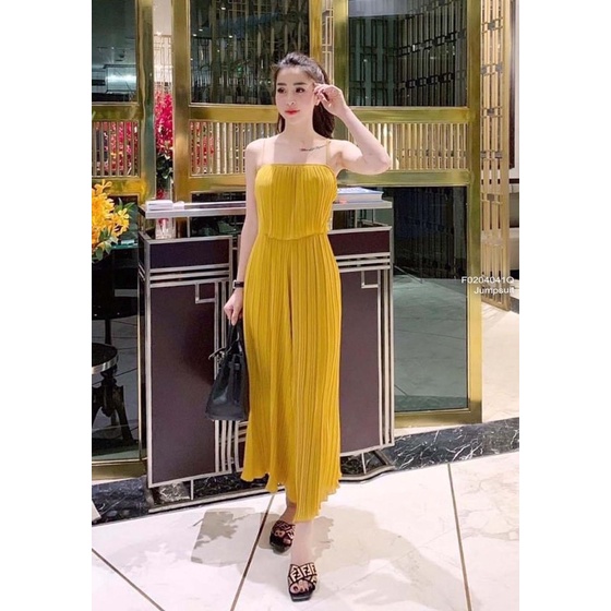 Jumpsuits dập ly 2 dây