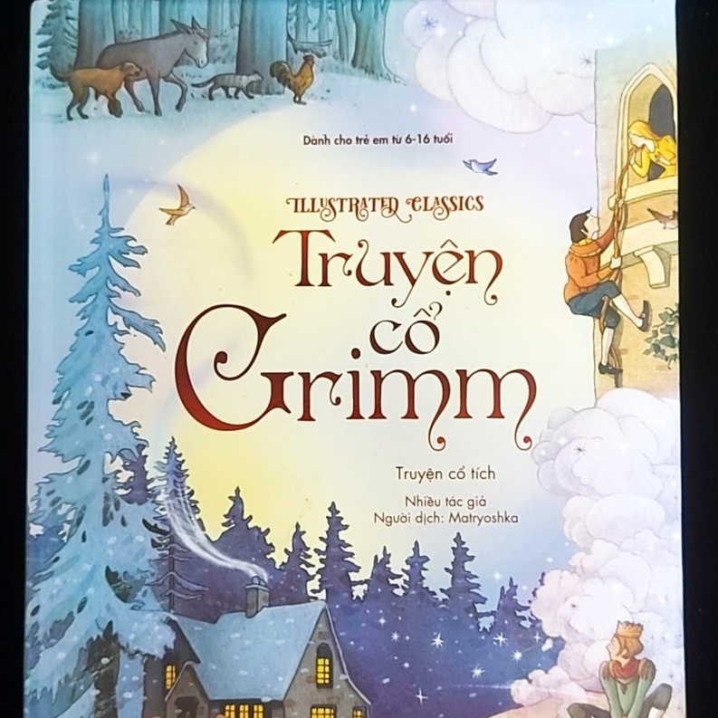 Sách Illustrated Classics - Truyện Cổ Grimm