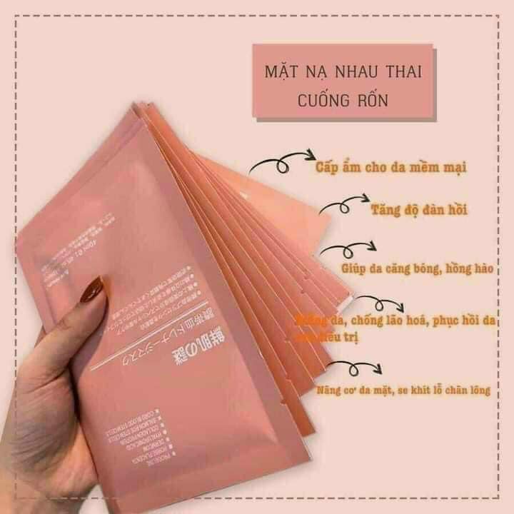 Mặt nạ tế bào gốc nhau thai Rwine Beauty dưỡng ẩm và làm trắng da 40ml Nhật Bản
