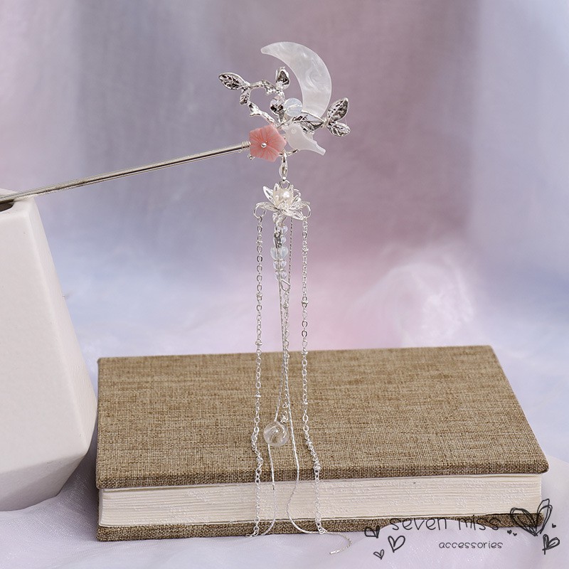 Trâm cài tóc tua rua phong cách Trung Hoa retro xinh xắn cho nữ