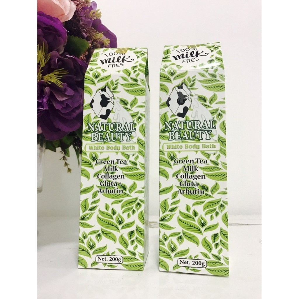 Tắm Trắng Trà Xanh Green Tea Bò Sữa