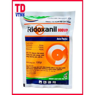 1 GÓI RIDOXANIL 800WP Đặc trị thối nhũn, sương mai, phấn trắng,