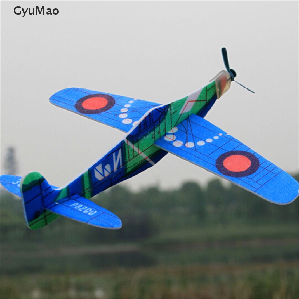 Mô hình máy bay đồ chơi ném tay bằng xốp 19cm dành cho các bé