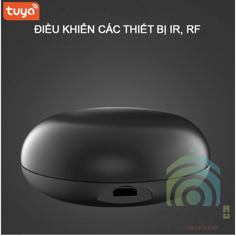 Trung Tâm Điều Khiển Thiết Bị Hồng Ngoại IR Và RF Wifi Tuya SHP-IRF2