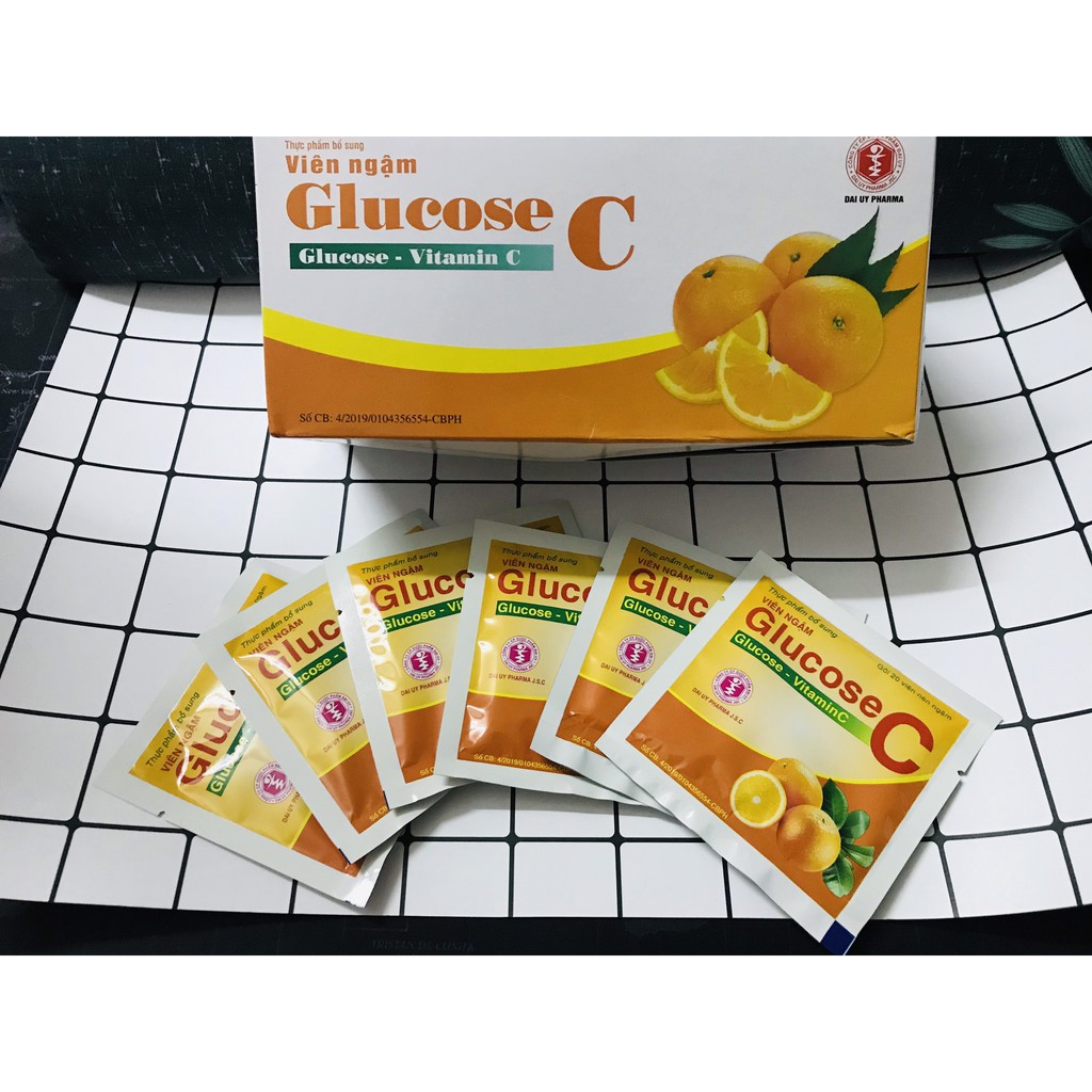 Kẹo ngậm Vitamin C gói 20 viên tăng cường sức đề kháng cho cơ thể