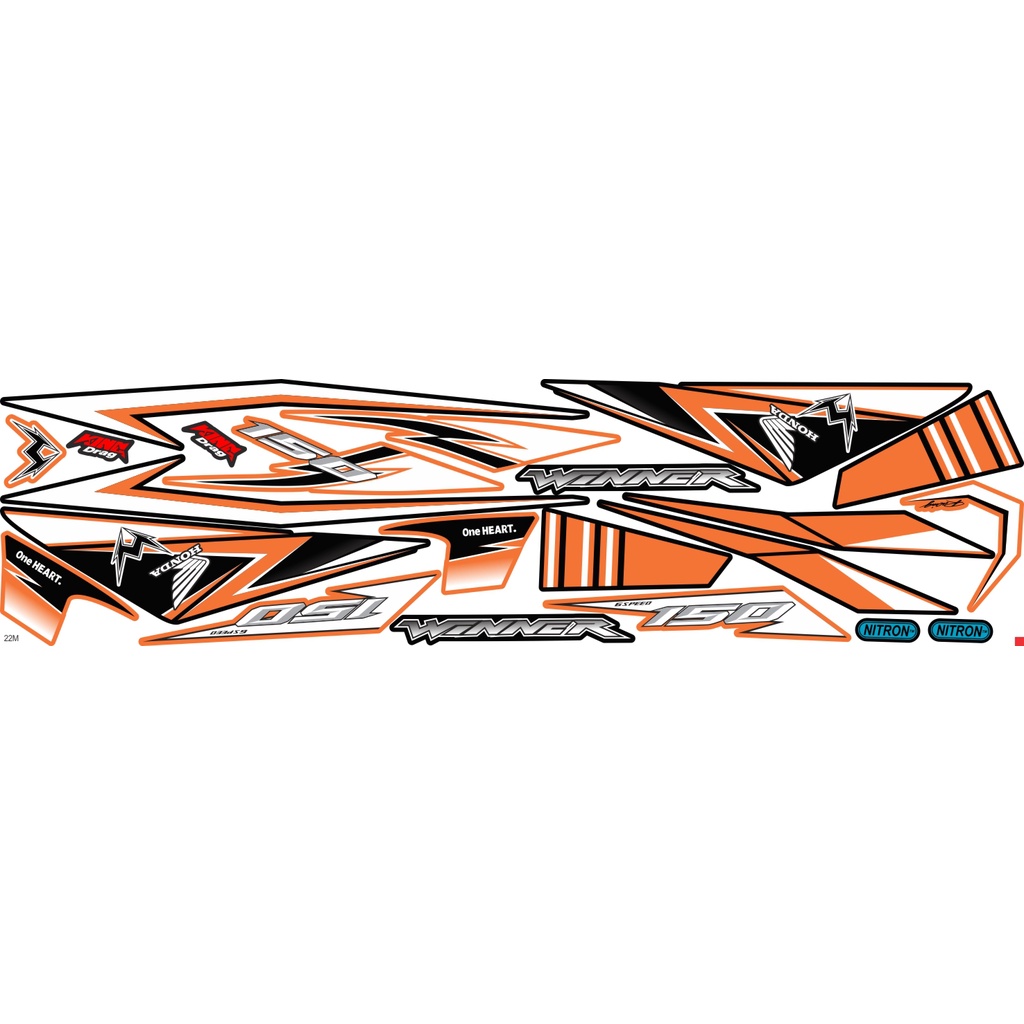 Tem Rời WINNER V1 CAM ĐEN