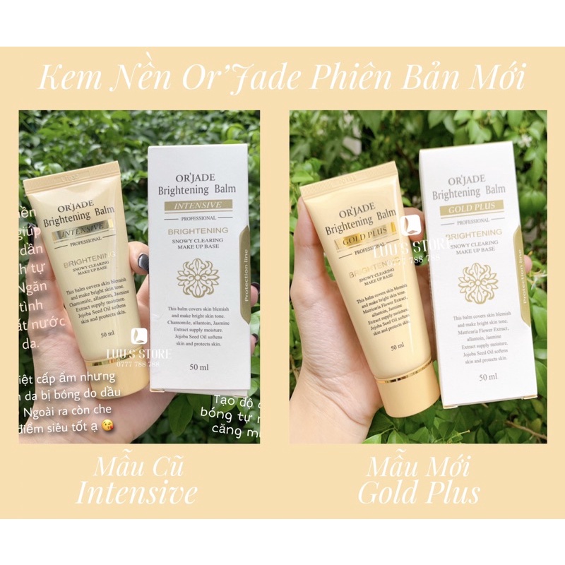 Kem Nền OrJade Gold Plus